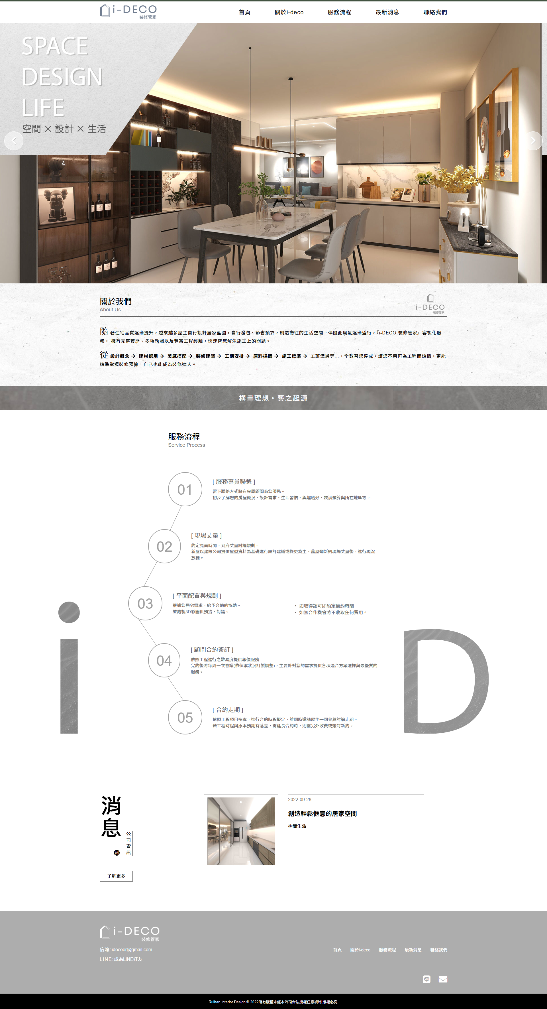 i-DECO 裝修管家-網站範例